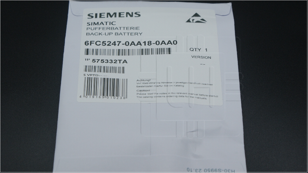 575332TA 6FC5247-0AA18-0AA0    Batería para PLC 3V 950mAh