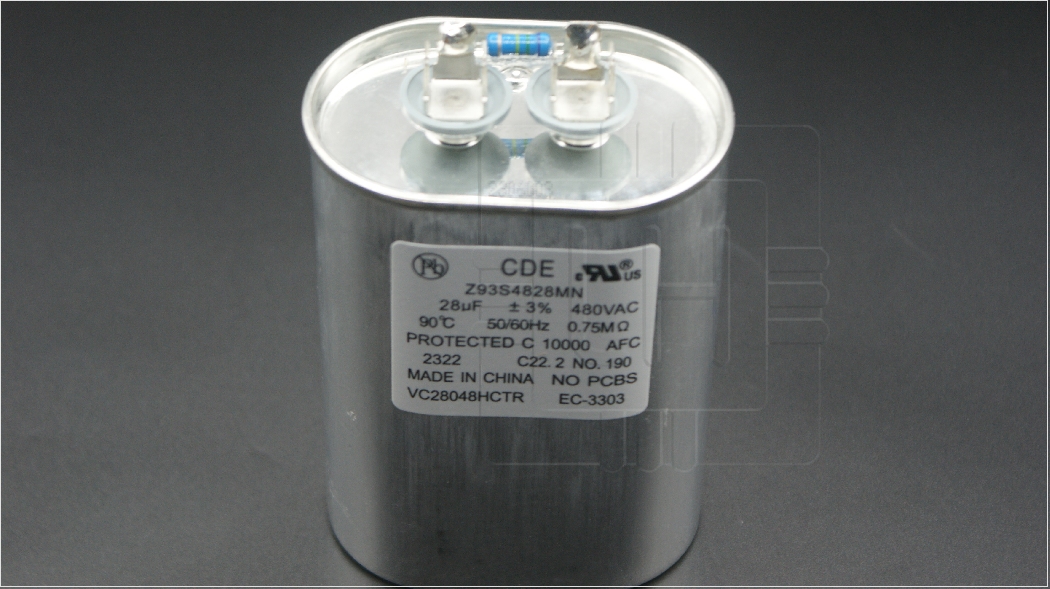 Z93S4828MN                      Pulse Start Metal Halide Capacitor - 480V 750W 28MFD