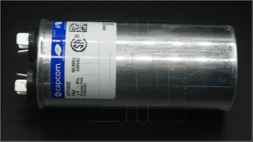 97F9632           CAPACITOR METALIZADO 25UF, TOL 6%, 440VAC, CAPCOM/GENTEQ