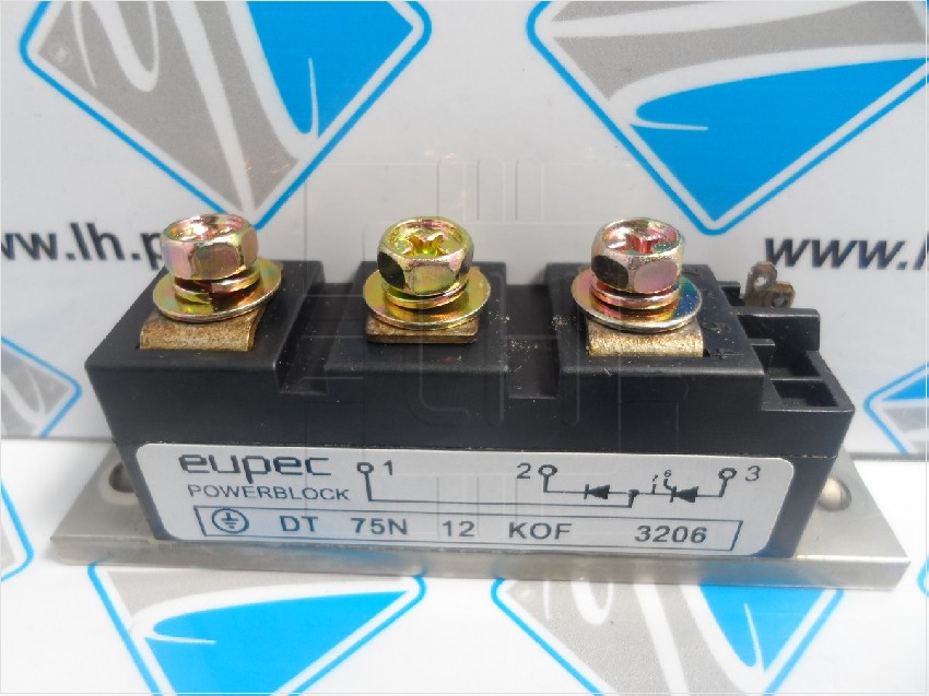 DT75N12KOF    Half-Controlled Negative Thyristor Doubler