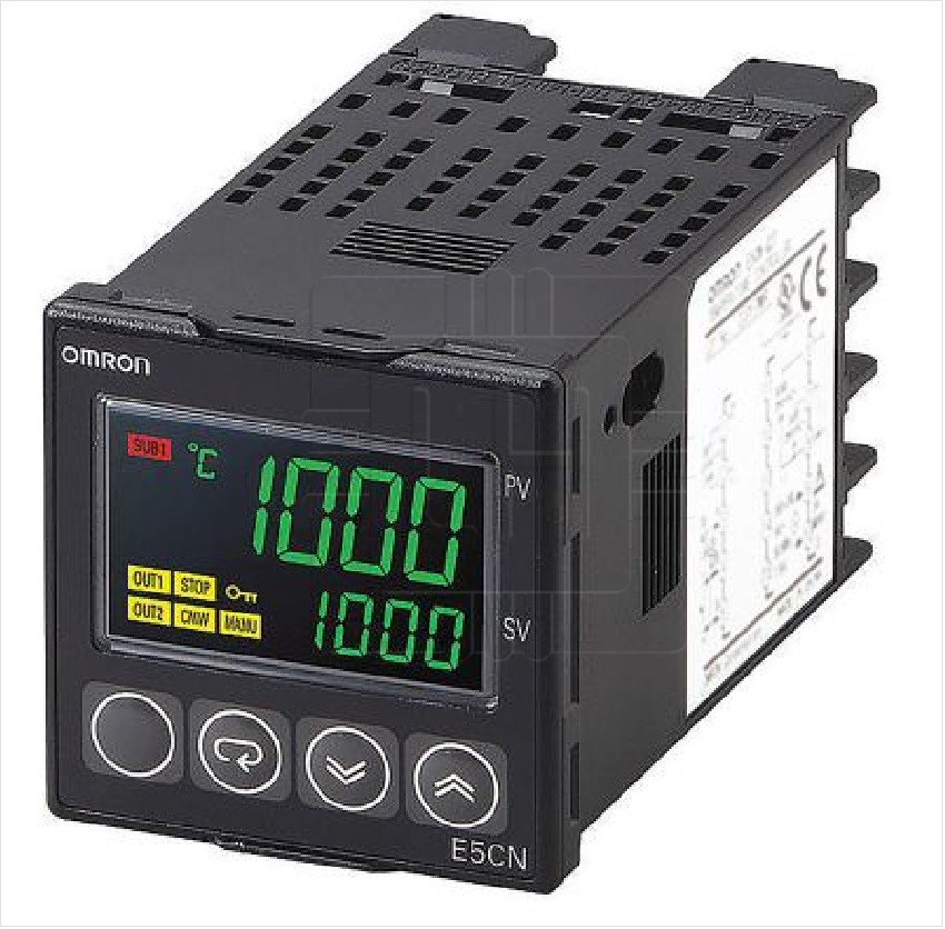 E5CN-R2MTD-500 AC/DC24 OMRON     Controlador de temperatura PID, 48 x 48mm, 24VAC/DC, 2 salidas de Relé