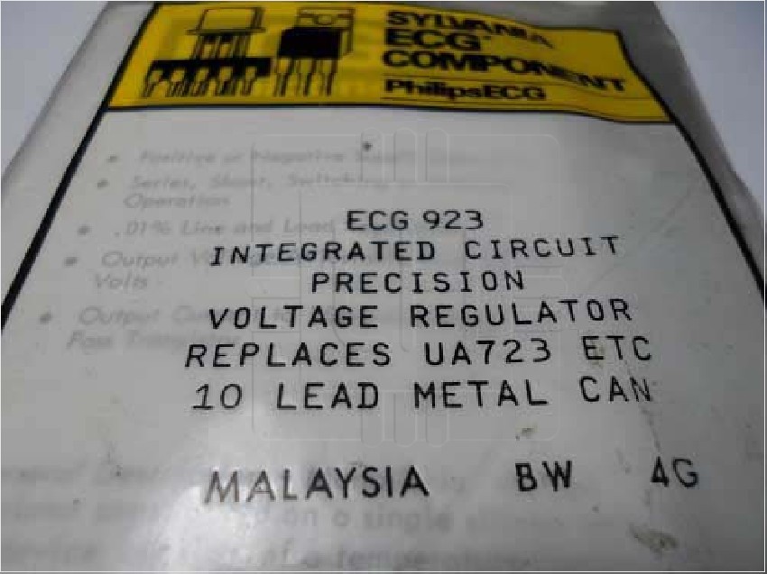 ECG923 Integrated Circuit NOS NTE923 Metal Can NIB LM723CH Cross