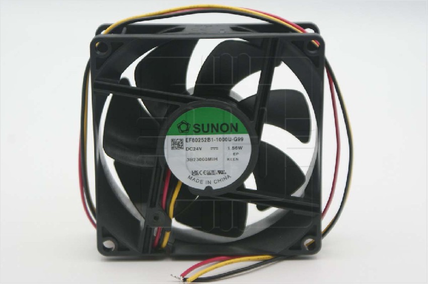 EF80252B1-1000U-G99                      Ventilador DC, axial, 24VDC, 1.56W, 80x80x25mm, 69.5m3/h