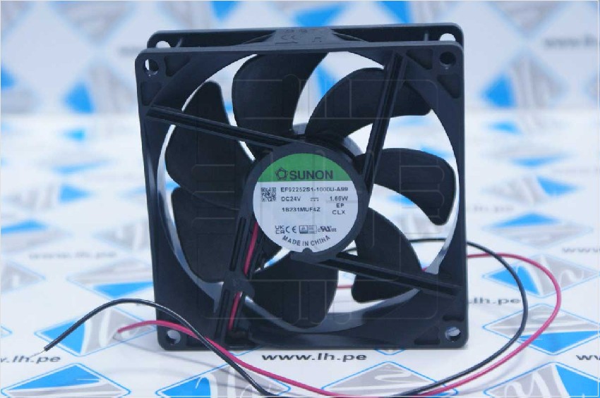 EF92252S1-1000U-A99            Ventilador DC, axial, 24VDC, 92x92x25mm, 87.5m3/h