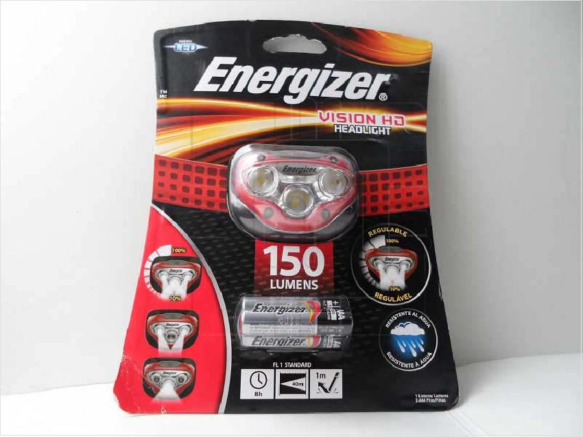 BE-HDB32-NM-PBD   Energizer hdb32 3 Led Vision Hd Regulable Faro Linterna 3x Aaa Max Batería