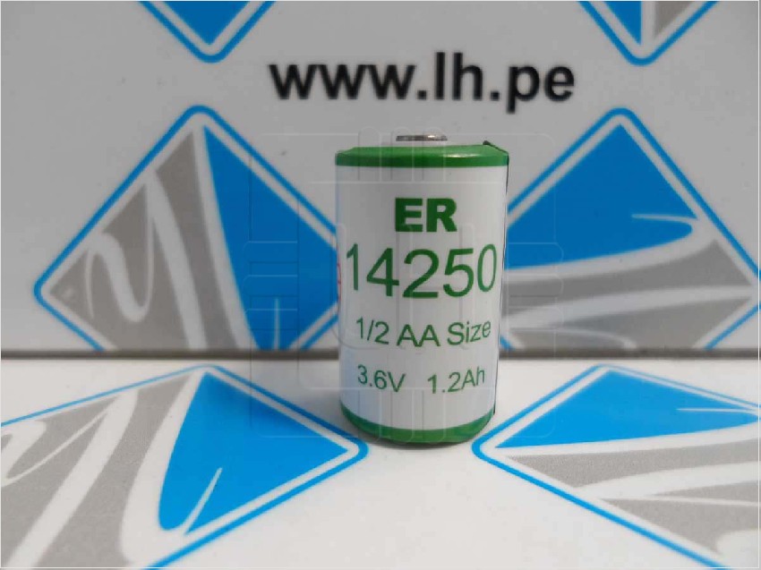 ER14250      Battery 1/2 AA, 3.6 Volt