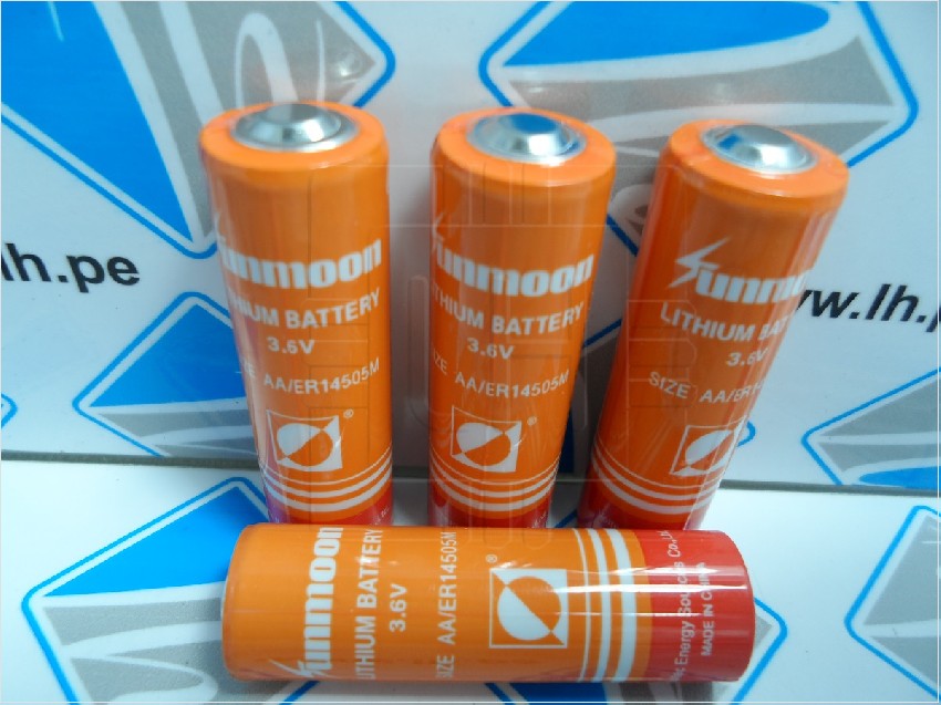 ER14505M      Batería Lithium 3.6V, AA, 14.5x50.5mm, 2200mAh