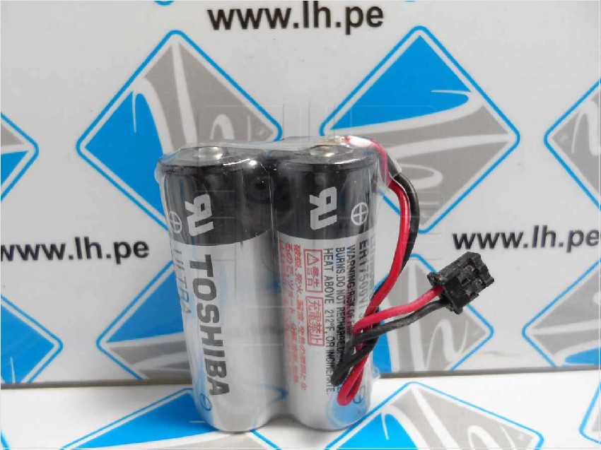 ER17500VPS2C53 ER17500V    Bateria Lithium con cable y conector  TOSHIBA ER17500V -2/Pack 3.6V 5400mAh, #T4540 Ys PLC