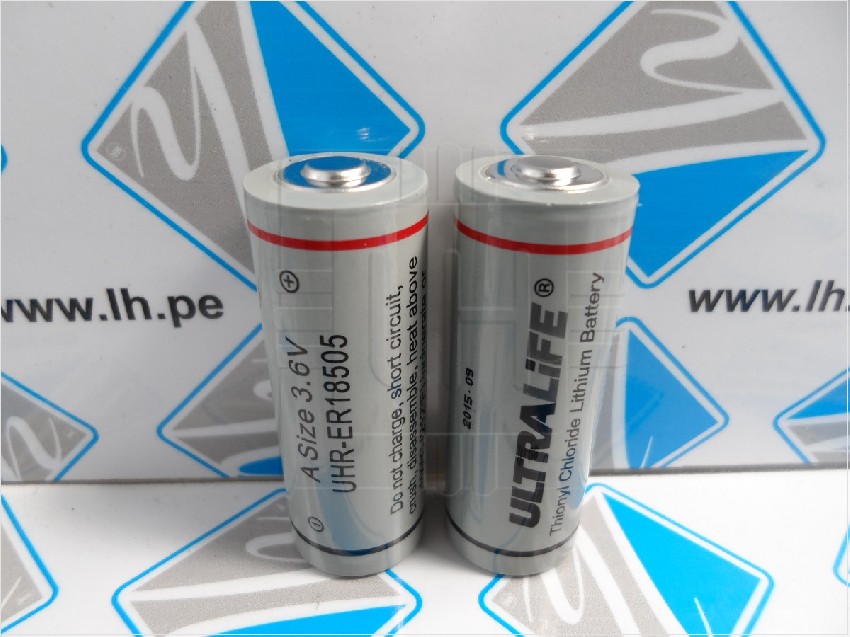 UHR-ER18505         Batería Lithium Tipo: A 3.6V, 4000mAh; Marca: Ultralife 