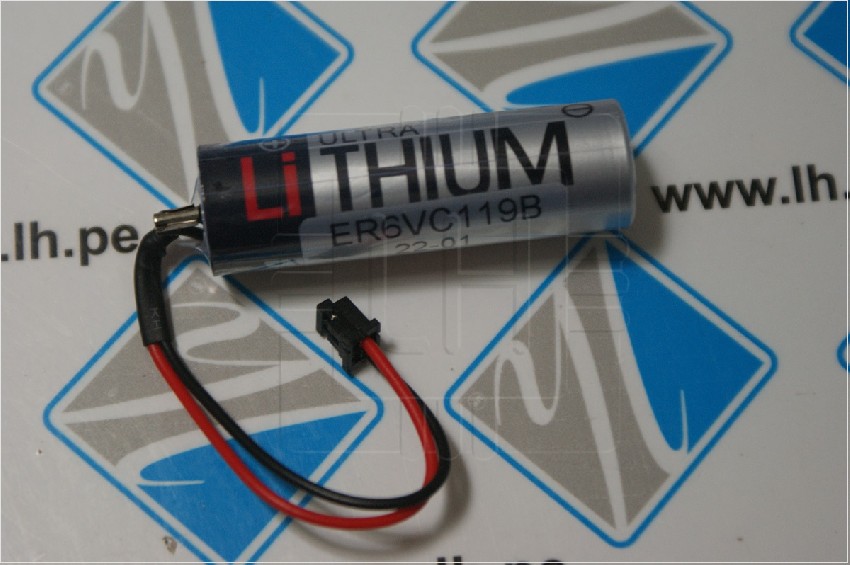 ER6VC119B (ER6V)     Batería Lithium  con cable y conector 3.6V 2000mAh