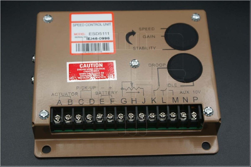 ESD5111           Control de velocidad analógico | Diseñado para controlar la velocidad del motor con respuesta rápida y precisa a cambios de carga transitoria | Fiable y fácil de operar