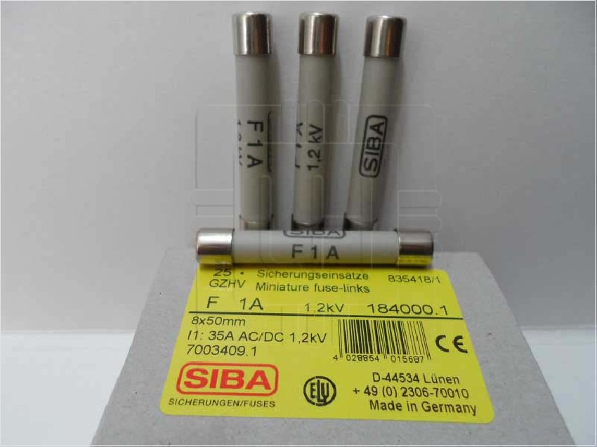 184000.1   FUSE 1.2kVAC DIN FA 8x50mm