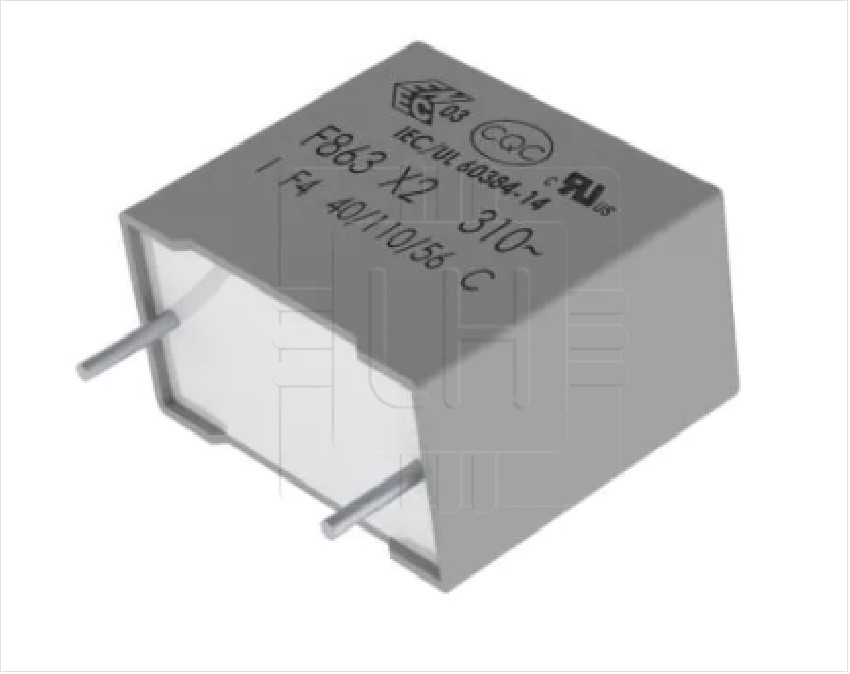 F862DU105K310ZV054              Condensador de polipropileno 1UF, 630VDC, X2, 22.5mm