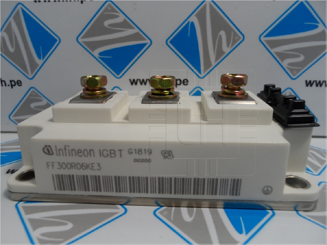 FF300R06KE3        Módulos IGBT half-bridge; Urmax: 600V; Ic: 300A; Ifsm: 600A; AG-62MM-1; 940W