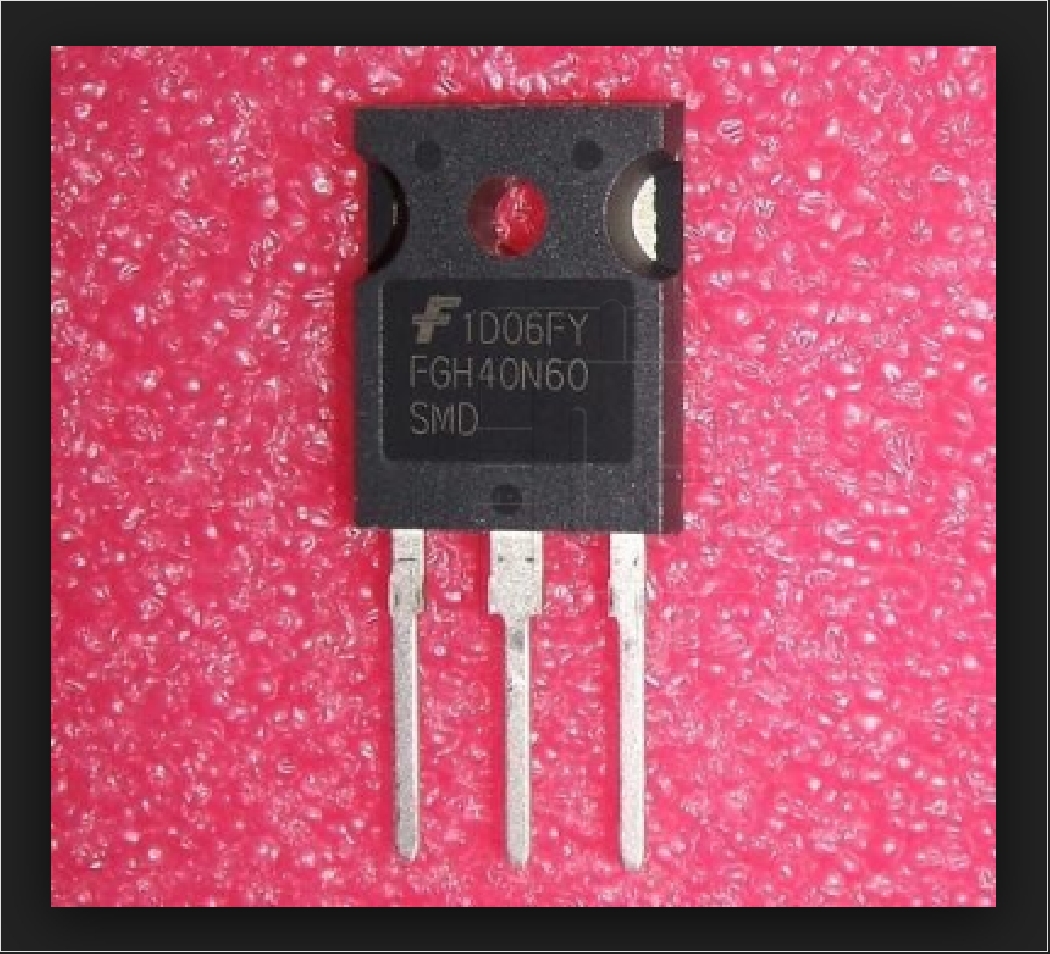 FGH40N60SFDTU      Transistor IGBT 600V, 40A, 116W, TO247