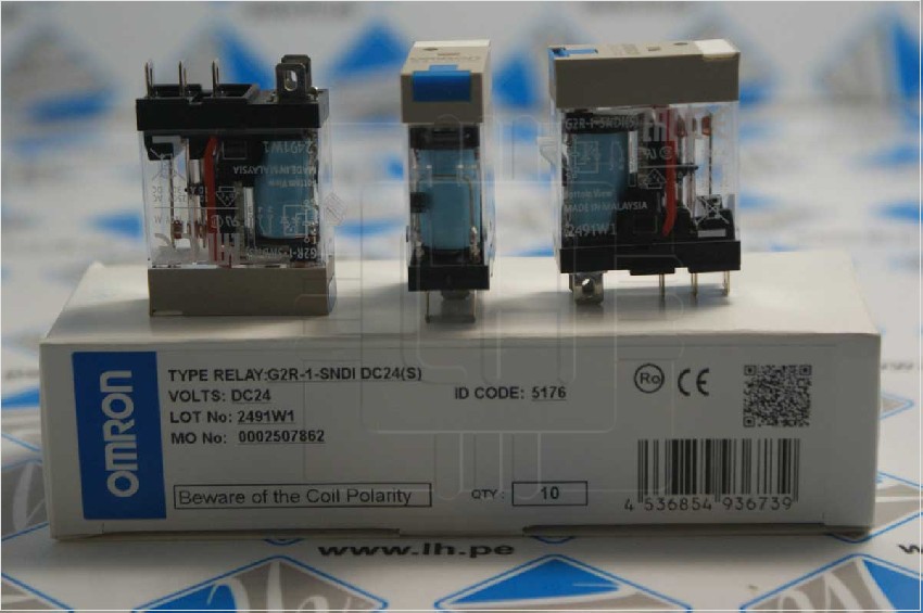 G2R-1-SNDI 24VDC (S)       Relé electromagnético, SPDT, Uinductor:24VCC