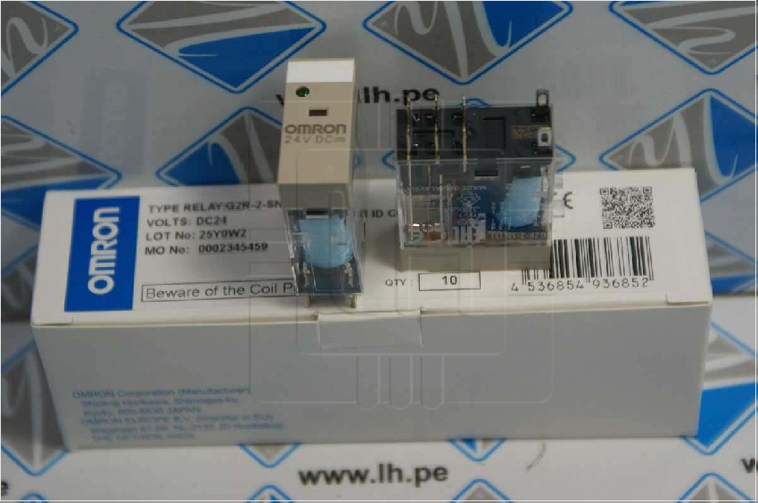 G2R-2-SNI 24VDC (S)          Relé electromagnético 24VDC, 8 Pines, DPDT, 5A/250VAC