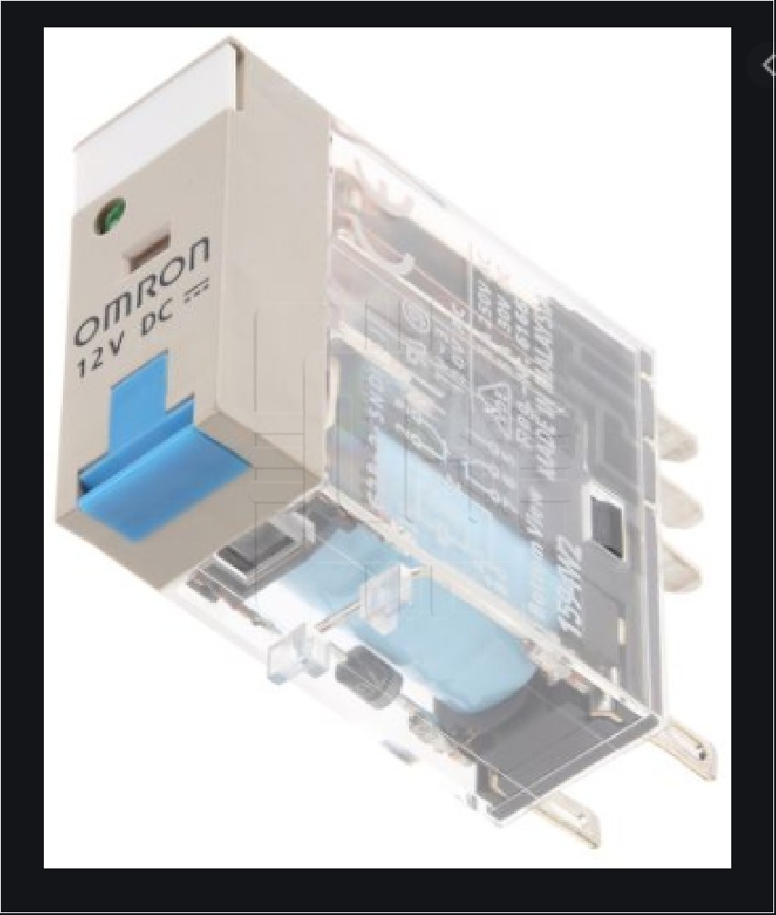 G2R-2-SN-12VDC     Relé electromagnético 12VDC, 5A/250VAC, DPDT