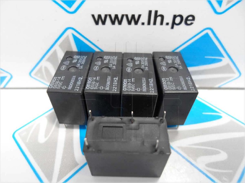 G5SB-14 5VDC        Relé Miniatura SPDT; Uinductor:5VCC; 3A/125VAC; 3A/30VDC