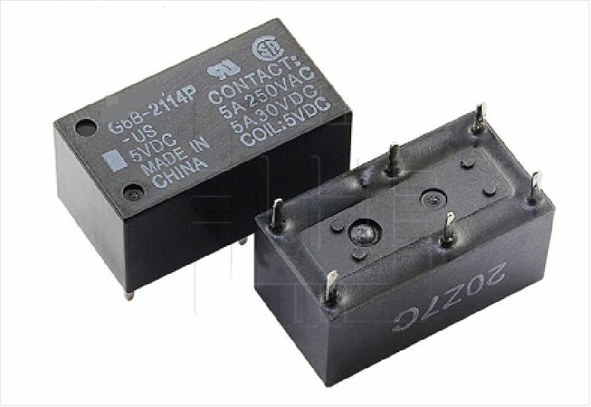 G6B-2114P-US 12VDC                  Relé electromagnético, SPST-NO+SPST-NC, Bobina 12VDC, 6 Pines