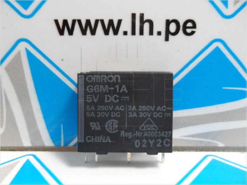 G6M-1A-DC5       Relés universales Power PCB Relay SPST-NO Sil 5VDC