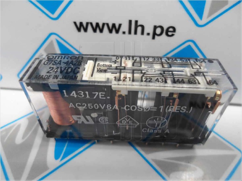 G7SA-4A2B-DC24       Relé de seguridad 24VDC, 4PST-NO