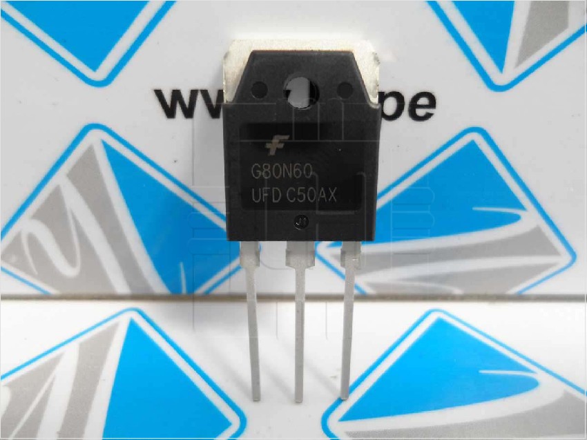 G80N60UFD SGH80N60UFD    Transistor de IGBT máquina de soldadura por ultrasonidos 80A 600 V