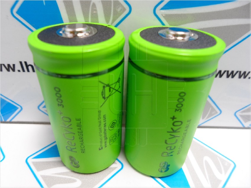 GP300CHCB      Batería Recargable Ni-MH, 1.2V, Tamaño C, 3000mAh