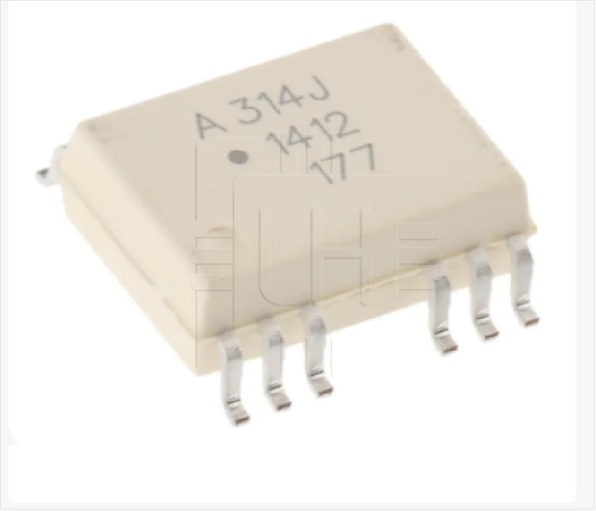 HCPL-314J-000E            Optoacoplador SMD, 5kV, SO16, 2 canales, con control IGTB