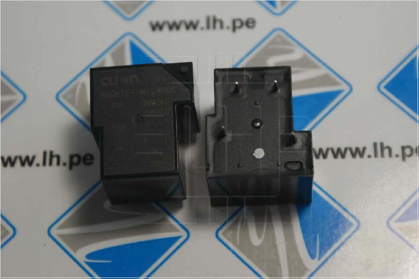 HHC67E-1H-24VDC              RELE ELECTROMECANICO HT90, 24VDC, 40A, 4 PINES