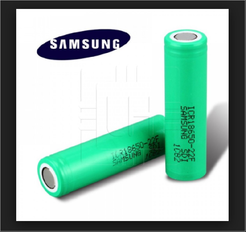 ICR18650-22F 18650    Batería Li-Ion, MR18650, 3.6V, 2200mAh, SAMSUNG