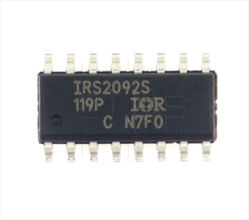 IRS2092STRPBF           Circuito integrado, audio amplifier, 800kHz, 10-18VDC