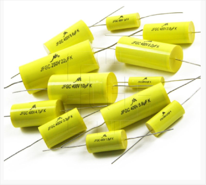 JFGC                Capacitor de polipropileno 2.2uF, 400V, 14.5x32mm