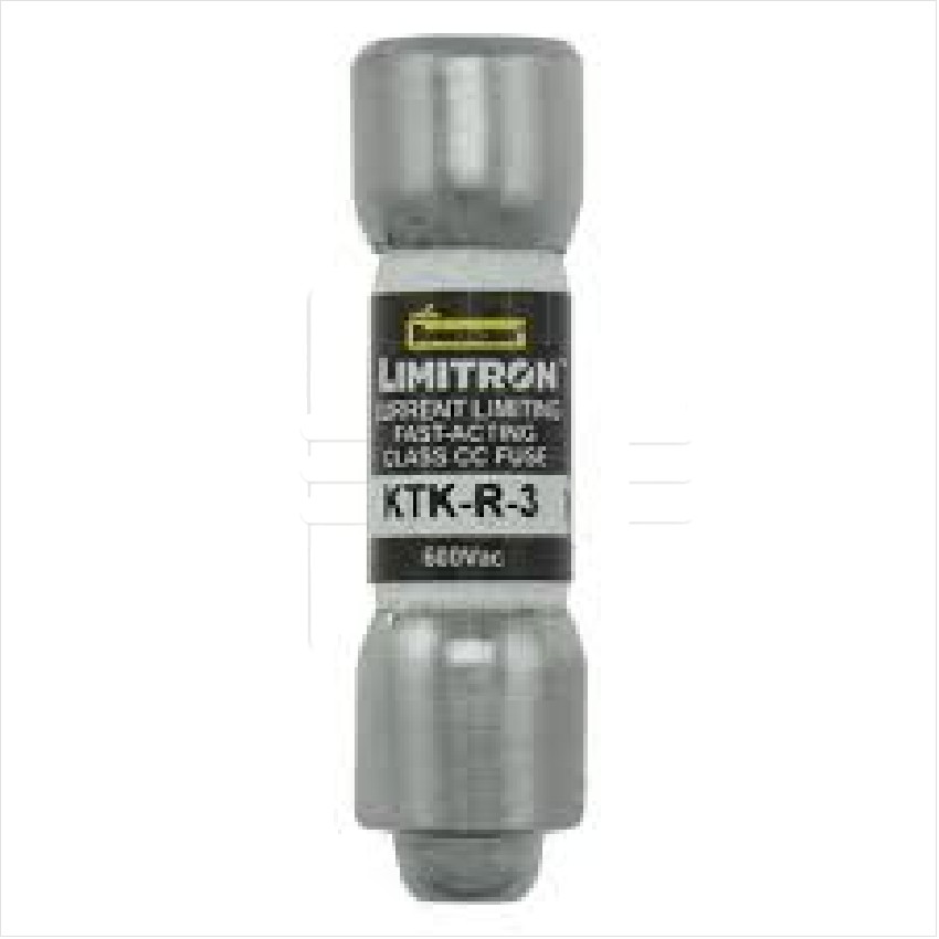 KTK-R-3     Fusibles 600VAC 3A Fast Acting Limitron