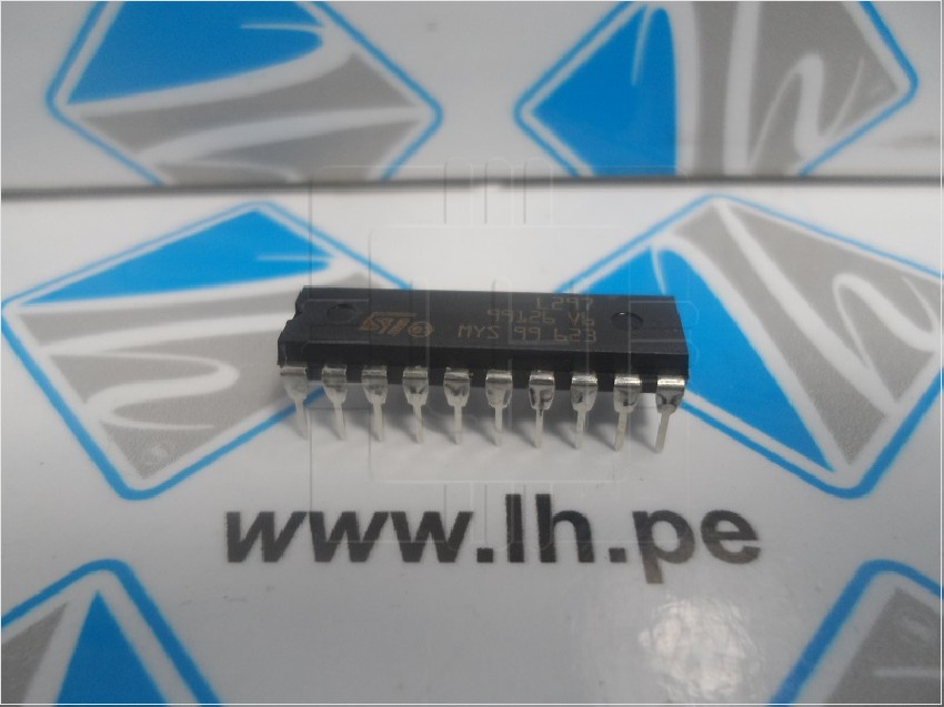 L297      Circuito integrado Driver, Controlador PWM, DIP20