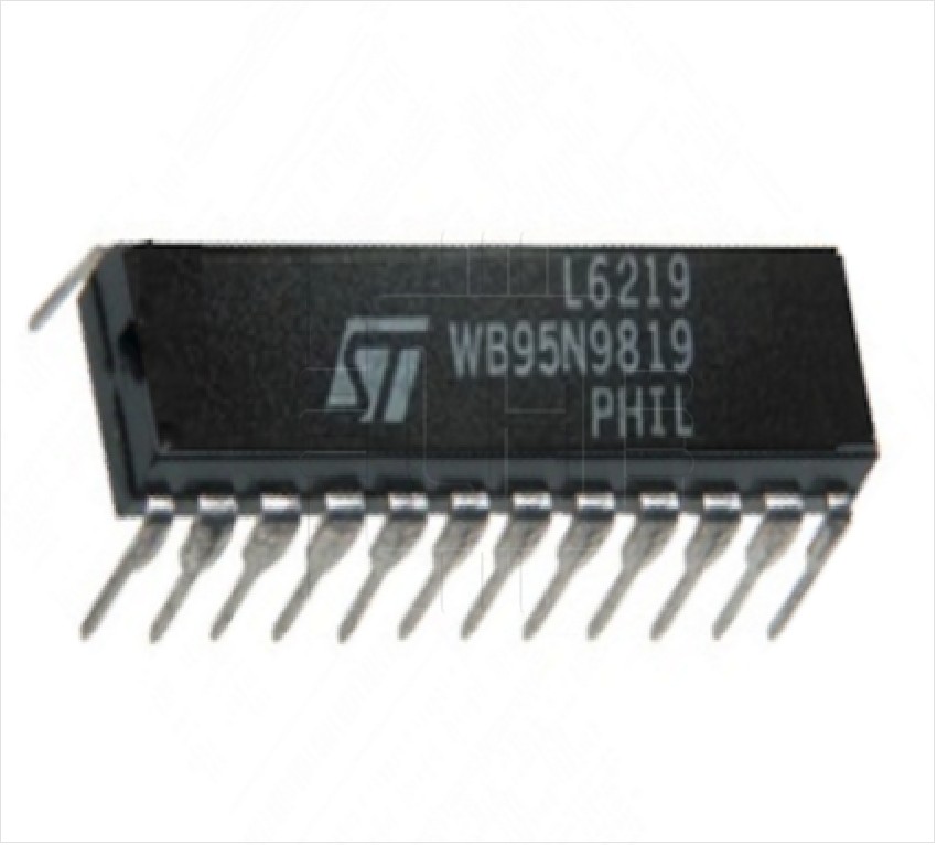 L6219     Circuito integrado Driver; controlador de motor de paso a paso; 750mA; Canales:2