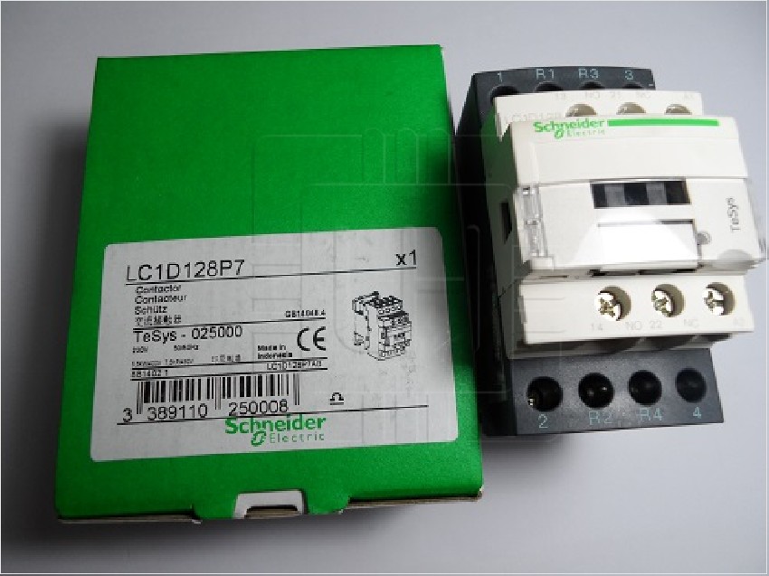 LC1D128P7     Contactor, Resistive Load 230VAC