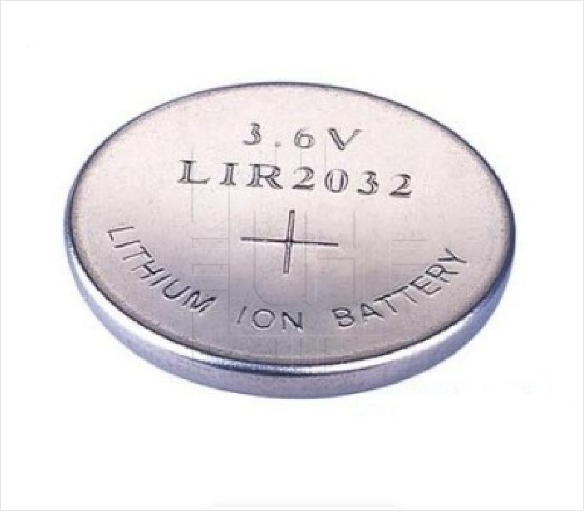 LIR2032               BATERÍA LIR2032 RECARGABLE 3.6V 40mAh