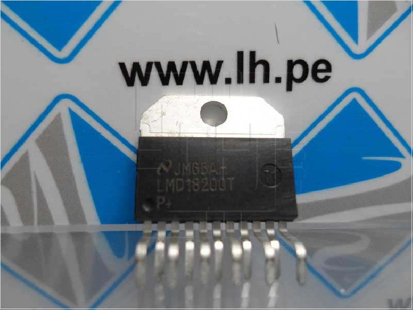 LMD18200T     Regulador  3A 55V H-Bridge Motor Drive IC