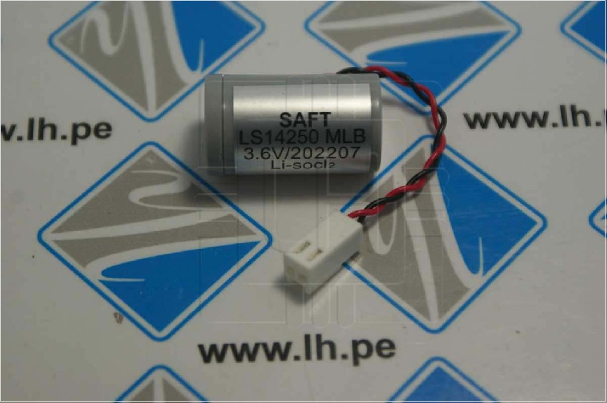 LS14250MLB               Batería Lithium 3.6V, 1.2Ah, 1/2AA, con cable y conector