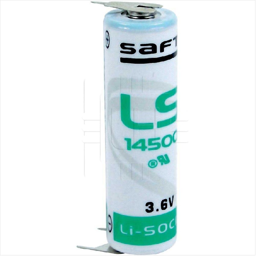 LS14500_3PF            Batería lithium 3.6V 2600mAh AA con 3 pines