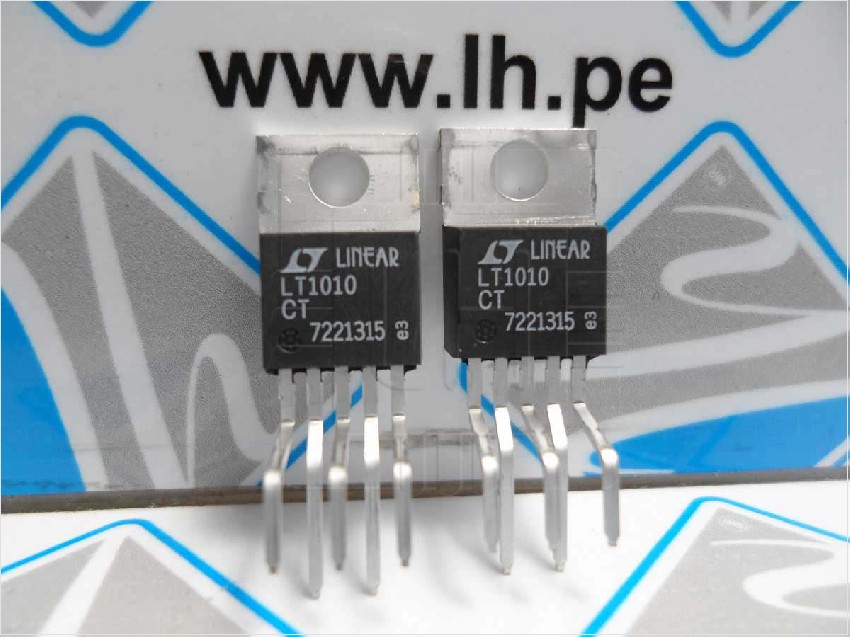 LT1010CT LT1010CT#PBF       Driver alimentador de buffer 150mA, 10V, TO220-5