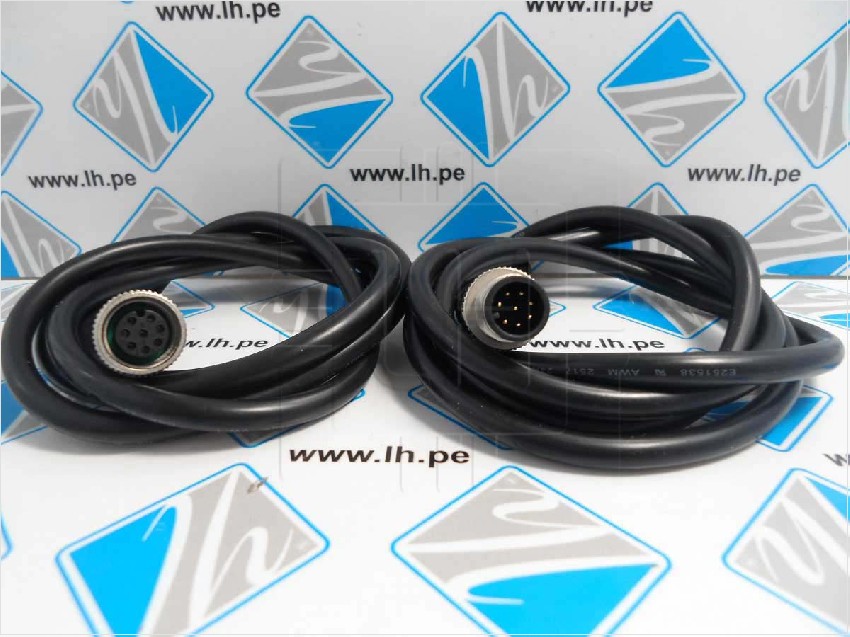 M12A-08BFFM-SL8D01              Conector M12, 8 pines, Hembra, con cable de 1 metro