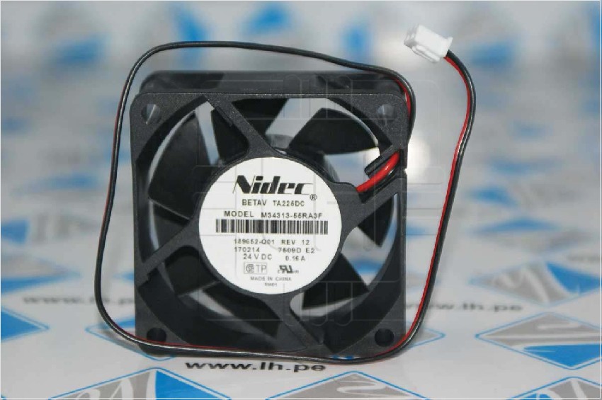 M34313-55RA3F TA225DC               Nidec M34313-55RA3F 24V 0.16A 2wires cooling fan