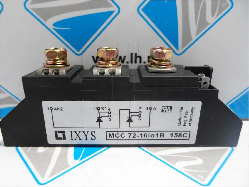 MCC72-16io1B     Discrete Semiconductor Modules 72 Amps 1600V