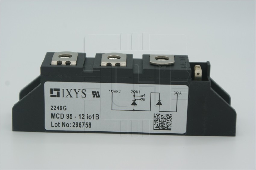 MCD95-12io1B                  Módulo: thyristor diodo; 116A; 1200V;  TO240AA; Ufmax: 1,28V; IXYS