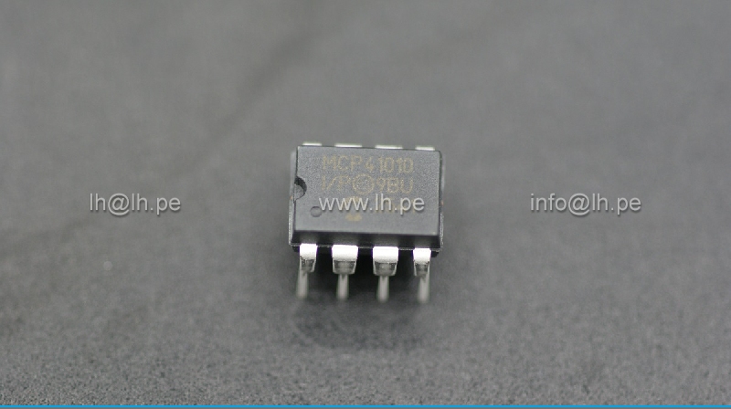 MCP41010-I/P               Circuitos integrados de potenciómetro digitales 256 Step SPI 10K Ohm, MICROCHIP 
