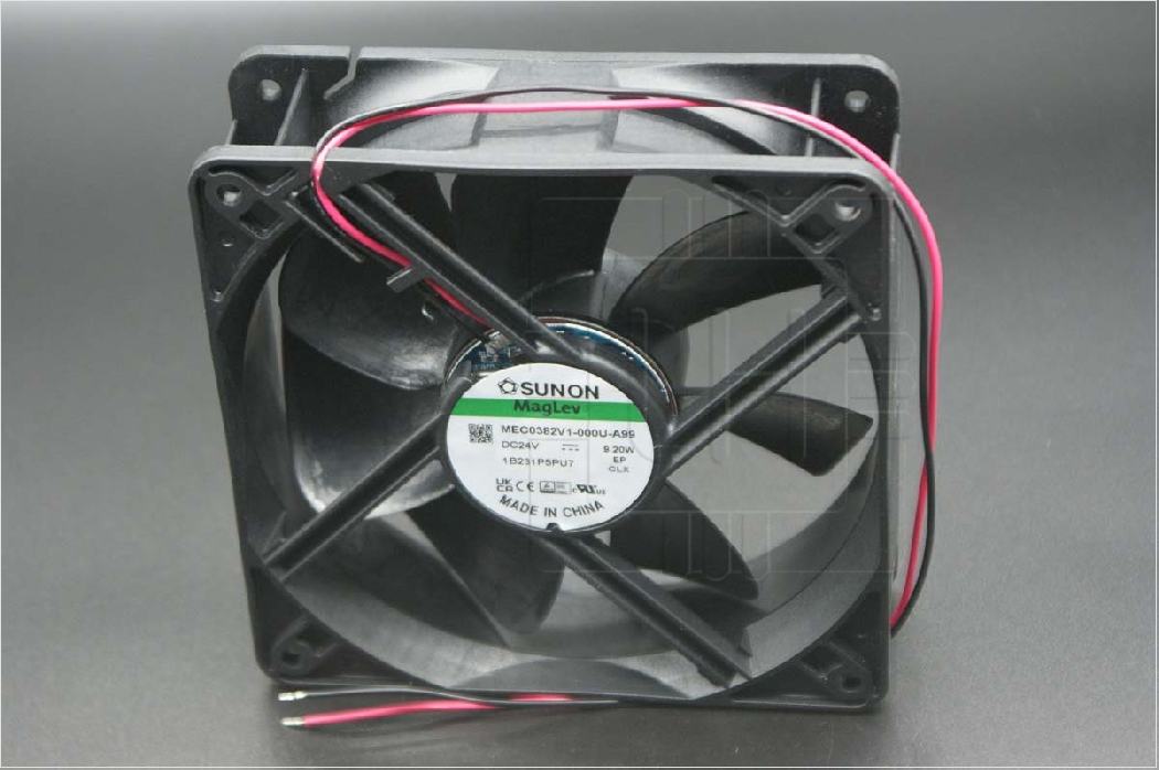 MEC0382V1-000U-A99                   Ventilador DC, axial, 24VDC, 120x120x38mm, 234.4m3/h