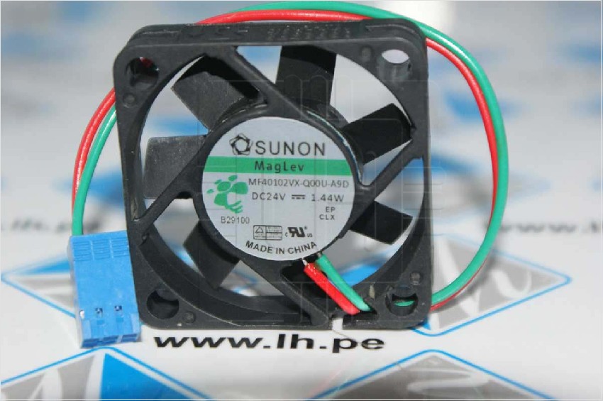 MF40102VX-Q00U-A9D             Ventilador de refrigeración 24VDC, 40x40x10mm, 2 cables, SUNON