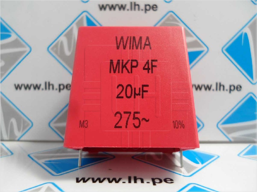 MKPF1W52007I00KSSD       Condensador de polipropileno 20uF, 275VAC/600VDC, wima